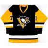 Image 2 : Evgeni Malkin Penguins On-Ice Style Custom Stitched Jersey (Size XL)