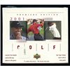 Image 1 : 2001 Upper Deck Golf Retail Factory Sealed Box of (24) Packs