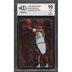 Kobe Bryant 1996 Press Pass Pandemonium #3 (BCCG 10)
