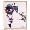 Image 1 : O.J. Simpson Signed LE Bills 24x28 Lithograph (Simpson Hologram & JSA COA)