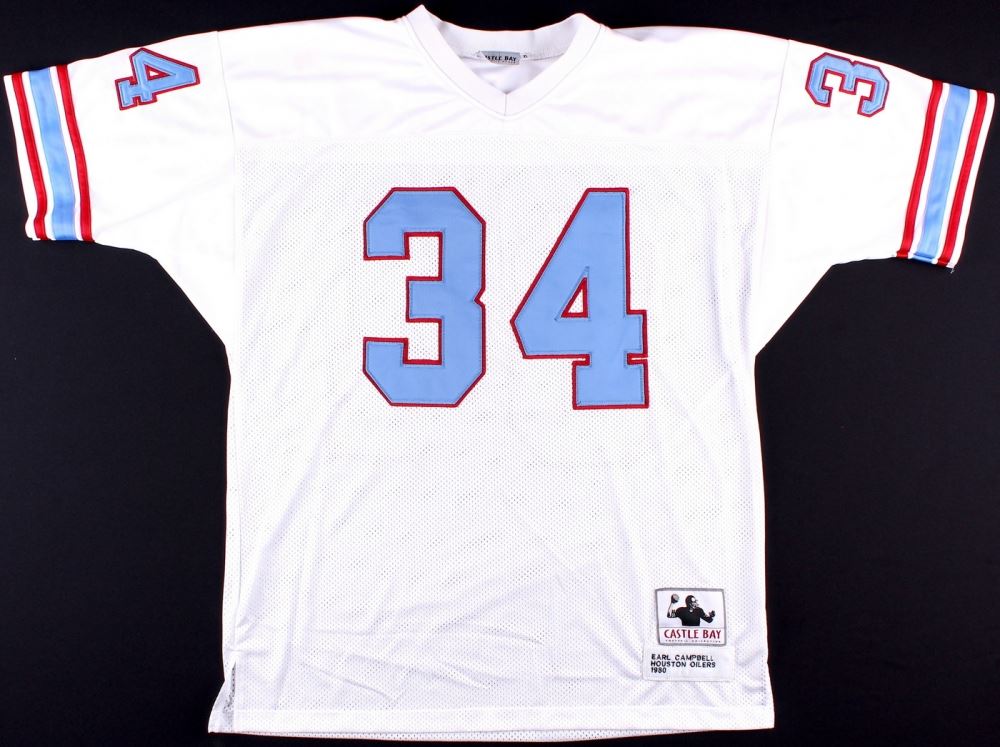earl campbell oilers jersey
