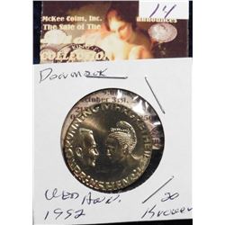 ND (1992) Denmark Wedding Anniversary 20 Kroner. Beautiful toned Gem BU. KM # 875.