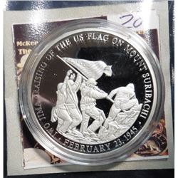 2008 Symbols of Freedom Medal - Raise the Flag - Iwo Jima. Material: .999 fine Silver; Quality: Proo