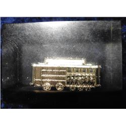 1 7/8" x 1 3/8" Lucite Paper Weight containing "San Francisco Streetcar" from the Estate.