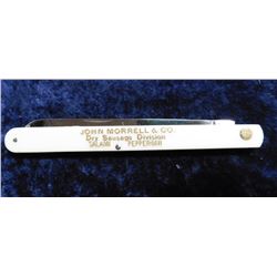 "John Morrell & Co. Dry Sausage Division Salami Pepperoni" (Ottumwa, Iowa) Advertising Knife. Like n