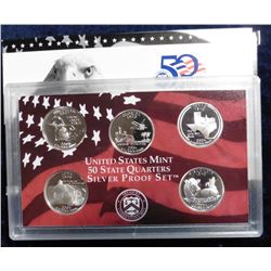 2004 S U.S. Statehood Quarters Silver Proof Set. Original as issued.