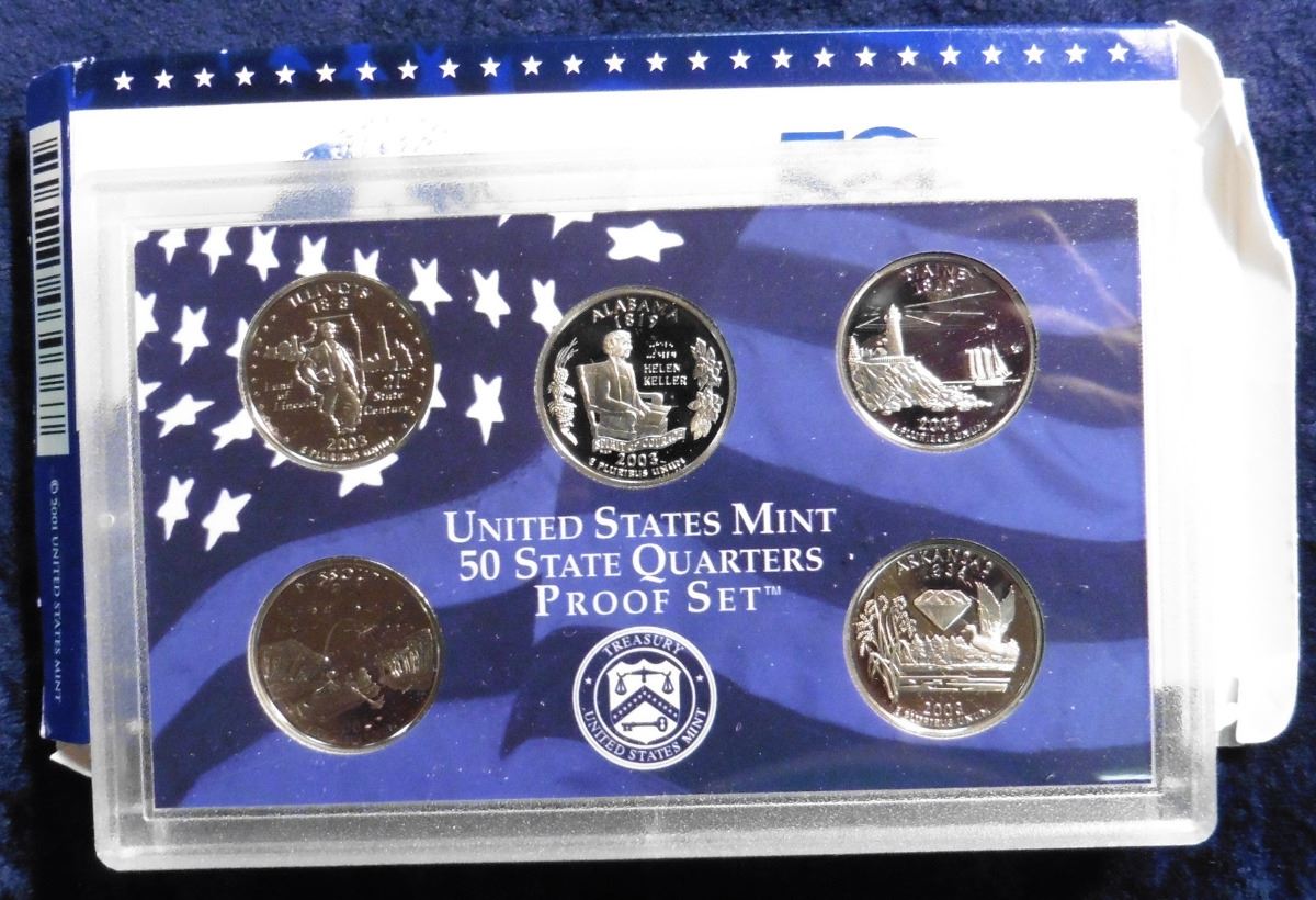 Lot - 50 State Quarter Collection In Case - Foto 5