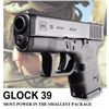 Image 1 : *NEW* GLOCK G39 45 GAP 3.46" 6+1 FS Blk Poly Grip/Frame Black 764503395024