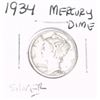 Image 1 : 1934 SILVER MERCURY DIME *NICE EARLY SILVER DIME*!! MERCURY HEAD DIME CAME OUT OF SAFE BOX!!