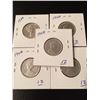 Image 1 : (5) 1968 Canada Quarters - "Silver"