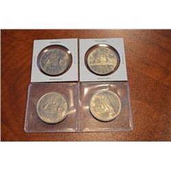 (4) Canada Dollar UNC (1968(2)1969(2))