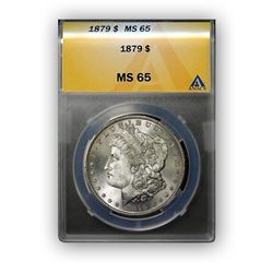 1879-S $1 Morgan Silver Dollar - ANACS MS65