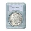 Image 1 : 1921 $1 Morgan Silver Dollar - PCGS MS64