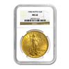 Image 1 : 1908 $20 Saint Gaudens WM NGC MS62