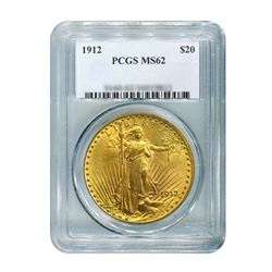 1912 $20 Saint Gaudens PCGS MS62
