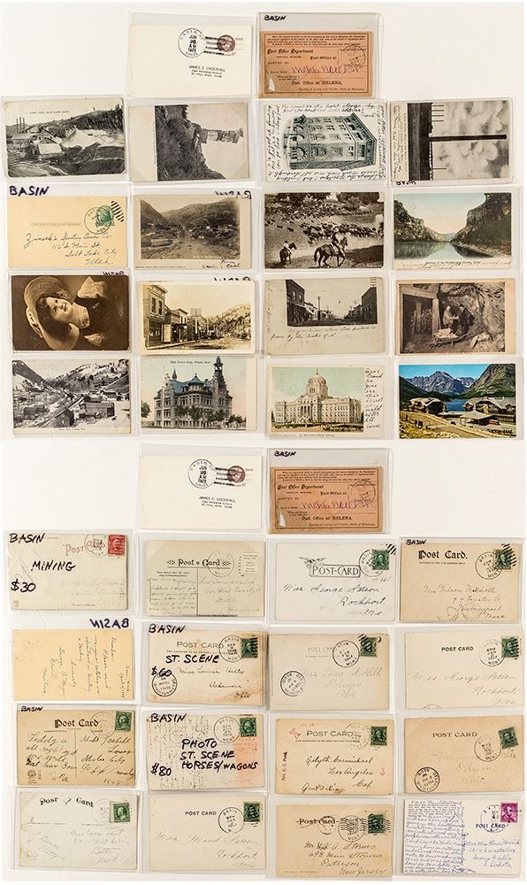 Basin City Postcard Collection Holabird Western Americana Collections