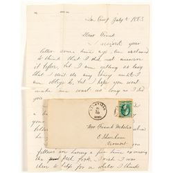 Helmville, Powell Letter and Cover