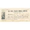 Image 1 : Big Hole Placer Mining Co. Stock Certificate