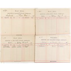 Montana Stage Company Way Bills