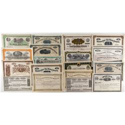 Unissued Montana Mining Stock Certificates