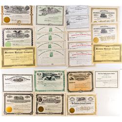 Unissued Montana Railroad and Non-Mining Stock Certificates