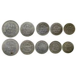 Set of Five Kilvanick's Smoke House Tokens