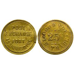 Post Exchange, Fort Assinniboine Token