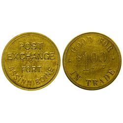 Post Exchange, Fort Assinniboine, Token