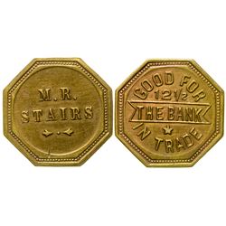 The Bank Saloon Token (Granite County)