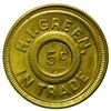 Image 1 : H. I. Green Token (Fergus County)