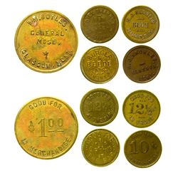 Five R-6 Glasgow Tokens