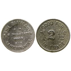 The Tammany Saloon Token