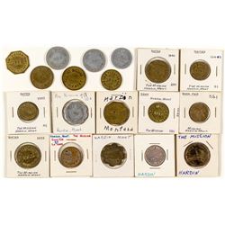 Eighteen Mission Inn Tokens (Big Horn County)