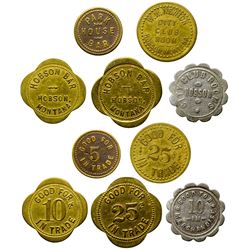 Five Hobson Tokens: Hobson Bar and City Club