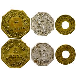 Three Laurin Tokens (Madison County)