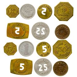 Seven Lewistown Tokens