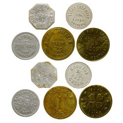 Five Libby Tokens