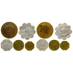 Five Scobey Tokens