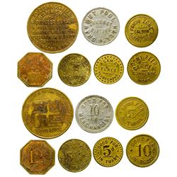 Montana "S" Towns Tokens (Scobey, Shawmut, Stanford, South Butte)