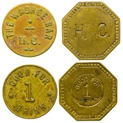 Washoe Bar Tokens (Carbon County)