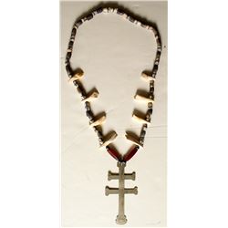 Necklace with Water Buffalo Teeth