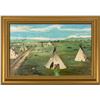 Image 1 : On the Plains (Oil Painting by E.A. Burbank)