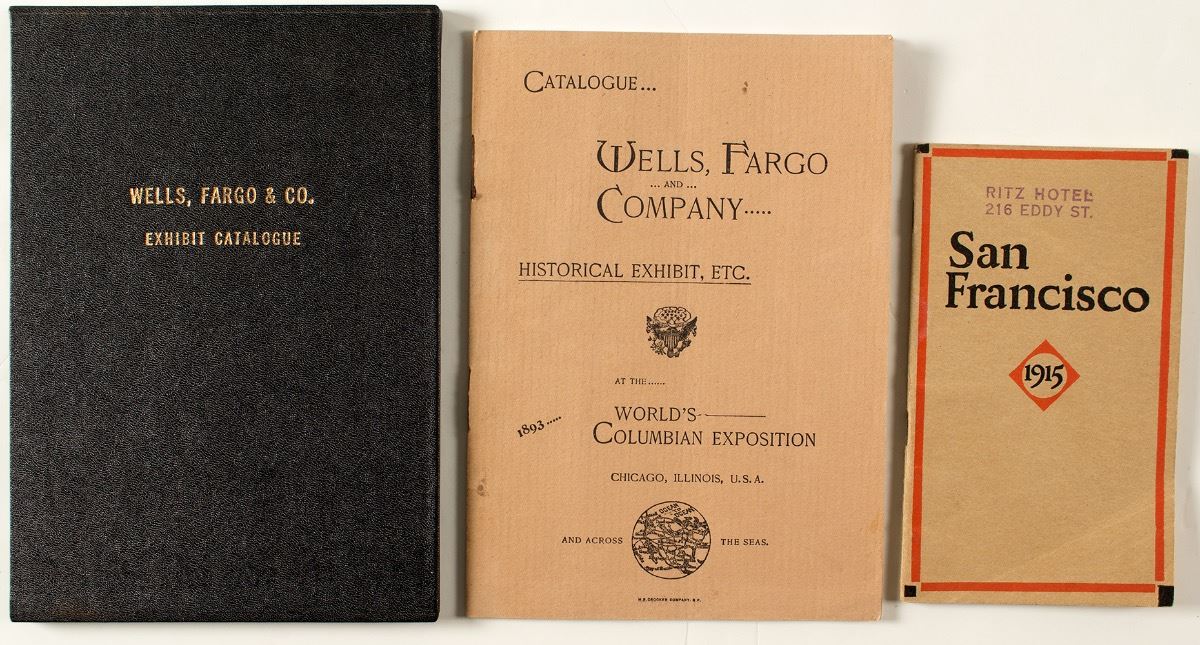 Rare Columbian Expo. Wells Fargo Exhibit Catalog & Pan. Pacific Expo
