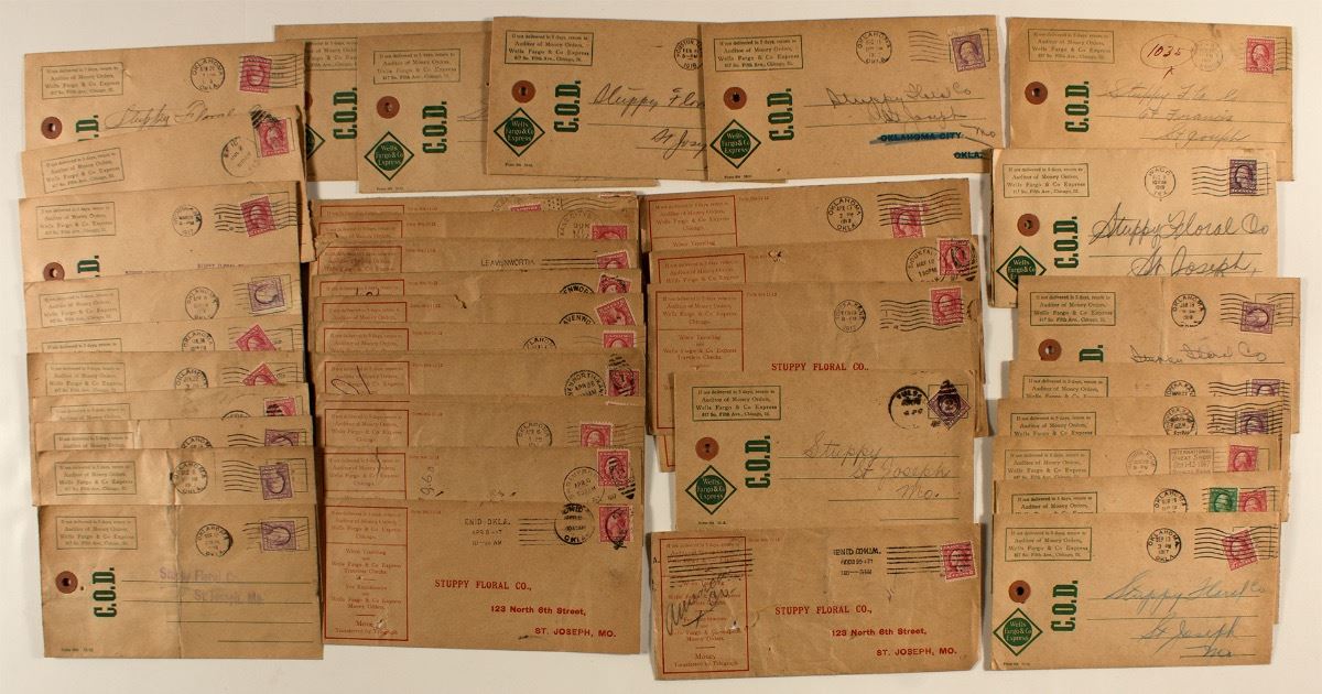 Wells Fargo COD Envelope Variety