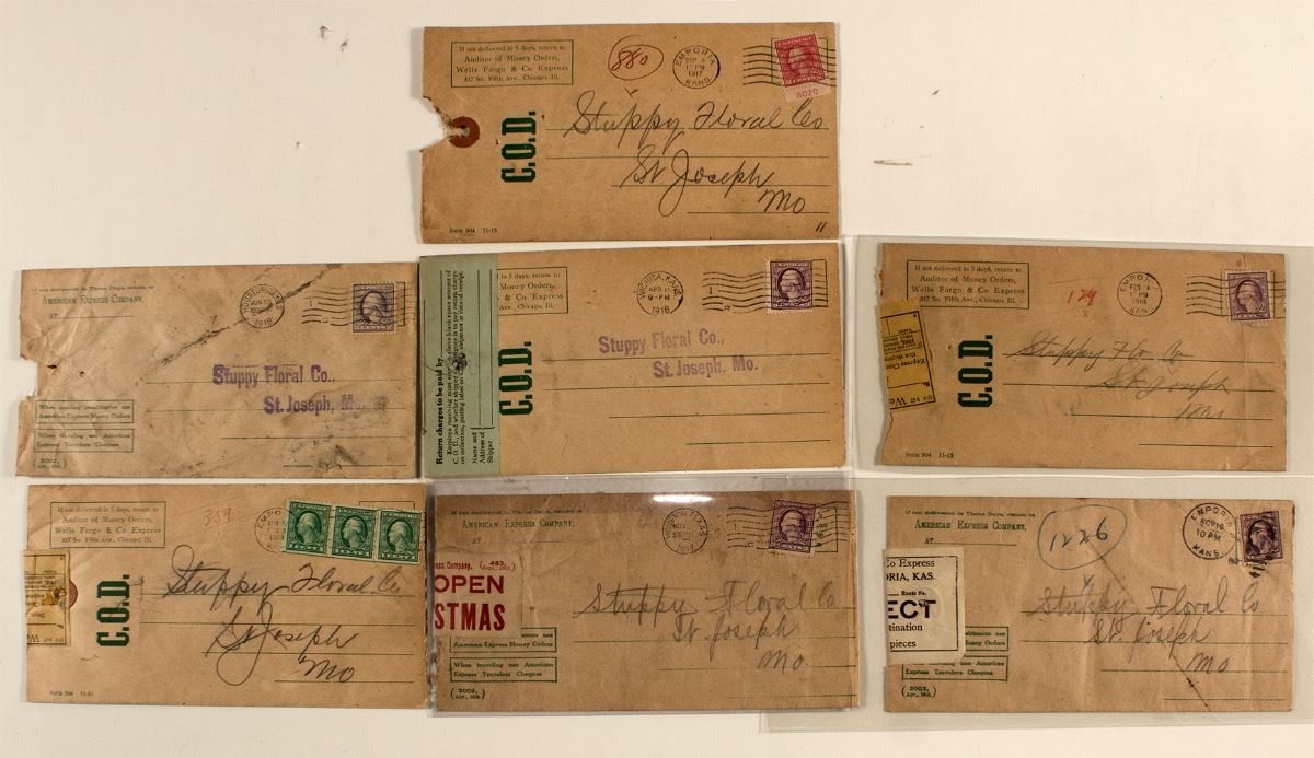 Express COD Covers with Showy Adhesive Labels