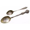 Image 1 : Two Nevada City Sterling Silver Spoons 3: Lone Pine and Court House