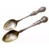 Image 1 : Two Nevada City Sterling Silver Spoons 6: Court House