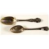 Image 1 : Two Nevada City Sterling Silver Spoons: Champion Mine and Home Mine