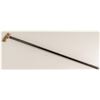 Image 1 : Gold Topped and Tipped Wood Cane (1888)