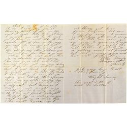 French Corral Gold Rush Letter